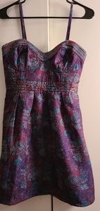 Free People Floral Corsetted Dress